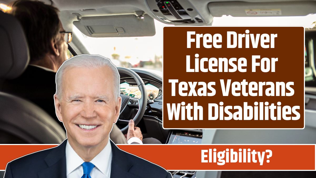 Free Driver License For Texas Veterans With Disabilities