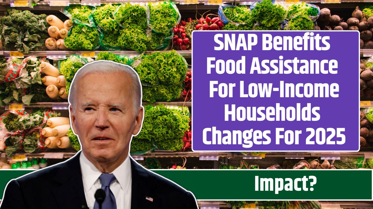 SNAP Benefits Food Assistance For Low-Income Households Changes For 2025