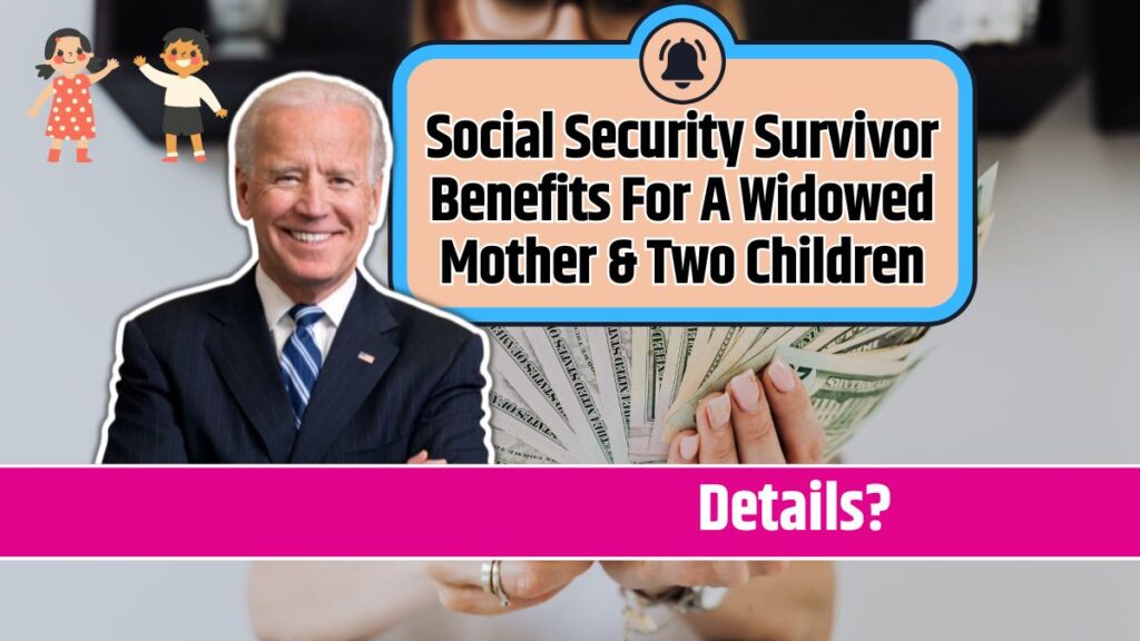 Social Security Survivor Benefits For A Widowed Mother & Two Children