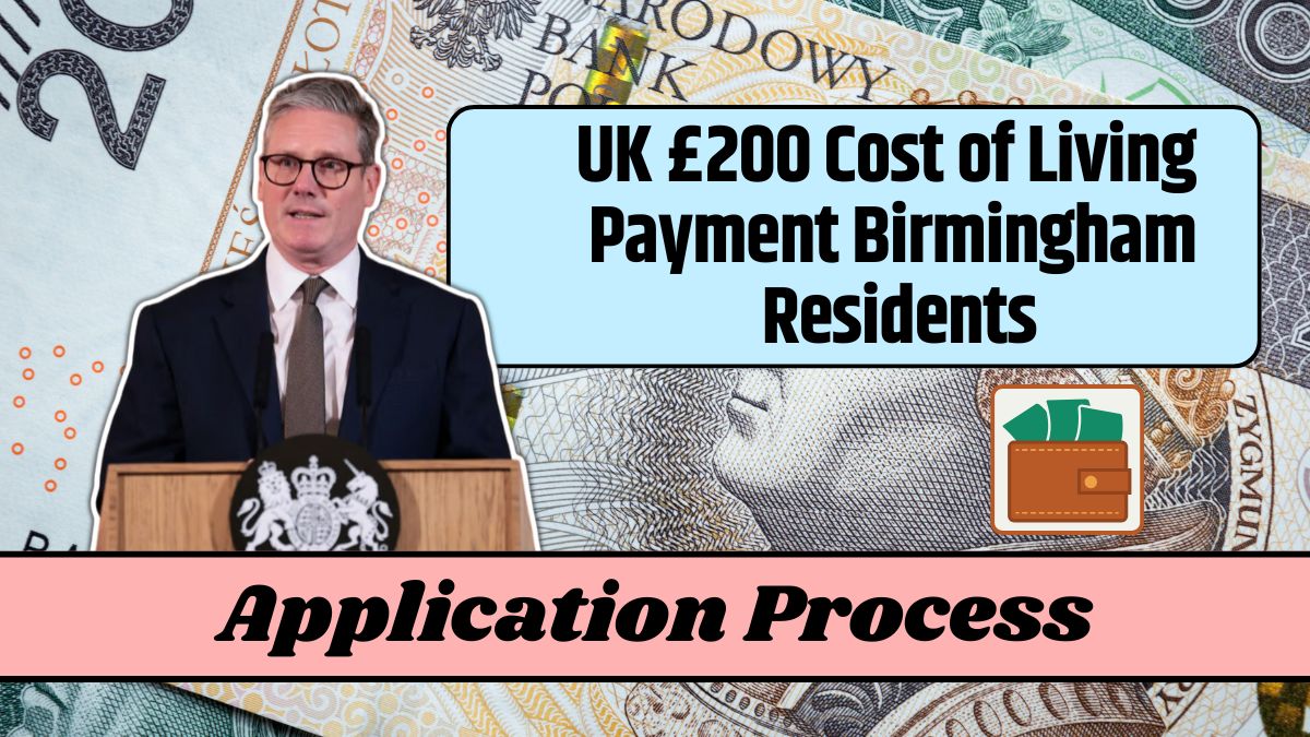 UK £200 Cost of Living Payment Birmingham Residents